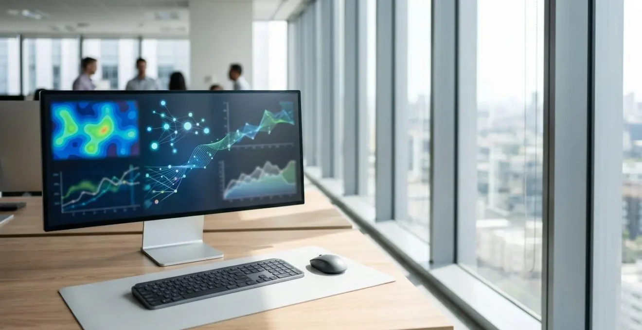 Professional fleet management dashboard displaying real-time telematics data and vehicle performance metrics